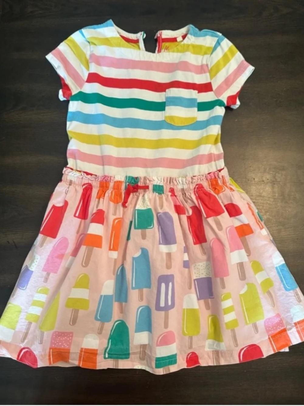 Mini Boden Girl's Popsicle Dress Size 6-7 Years
